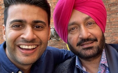 After another gig with Malkit Singh. Please see our videos on www.masti-music.com including reels with Malkit