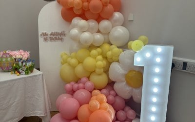 Packages “Balloons, 4ft LED, Candy floss & castle” 