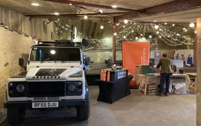 Landrover Alcohol Bar at wedding