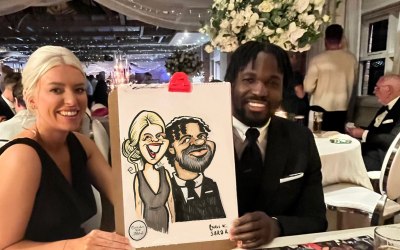 Sample of live event caricature 