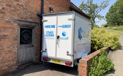 2.5m Trailer at a Wedding Venue 