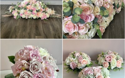 Vintage Pink Wedding Flowers