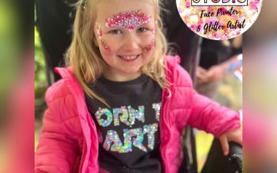 Blings, glitter and face paint 