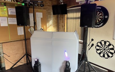 Set up for a 40th ins chelmsford social club 