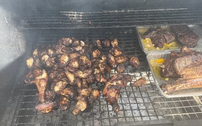 Jerk chicken serving today. Thanks to everyone for the custom. Appreciate the love see you guys next week ❤️❤️❤️. #food #foodie #jerkchicken