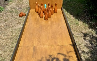 Handmade Oak Skittle Alley 