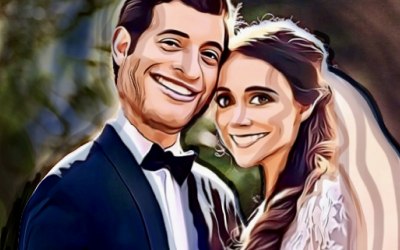 Wedding caricature