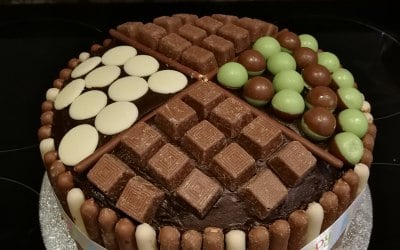 Chocolate heaven birthday cake