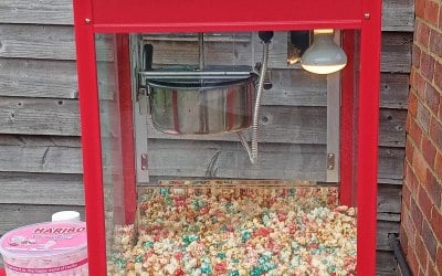 Rainbow popcorn