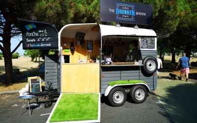 Our converted Rice Horsebox Bar