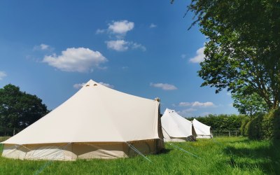 6m and 5m bell tents 