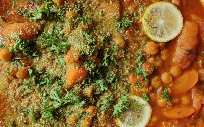 Persian chickpea and carrot stew