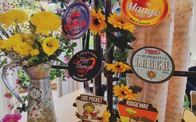 Tasty ciders, Lager and Ales ready on tap