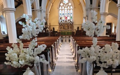 Church ceremony decorations 