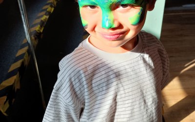 Dinosaur Face Paint  Dinosaur Face Paint