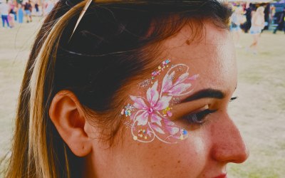 Floral Design - Face Paint  Floral Design - Face Paint