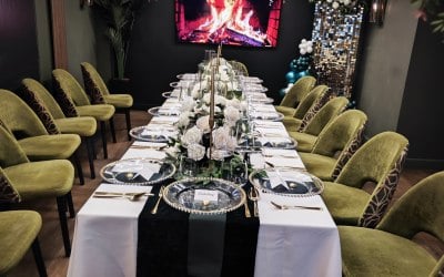 Private dining tablescape 