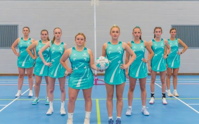 From a ladies Netball media shoot