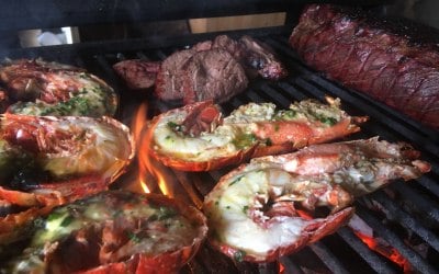 BBQ of lobster & beef fillet