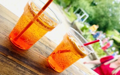 An icy aperol in the sun? Or two?