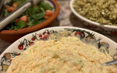 Delicious homemade salads