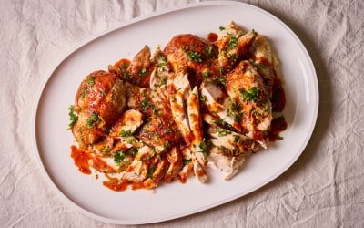 Whole n'duja chicken 