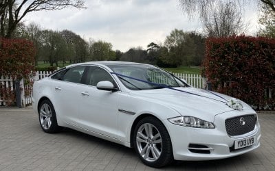 White Jaguar XJ