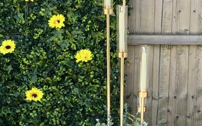 Pillar candle stand 