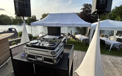 CS Entertainment Outdoor setup