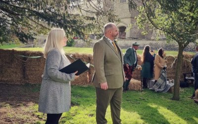 Outdoor ceremony