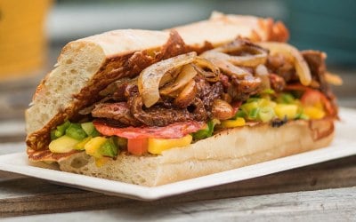 Our Latin steak & cheese