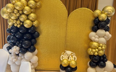 Double balloon garland