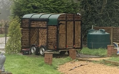 Cattle trailer pizzas 