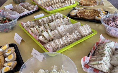 Sandwiches, Quiches, Sausage Rolls