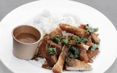 Chicken katsu curry w/rice