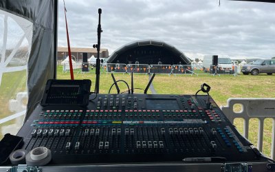 Providing PA and Sound Engineering Services for Fields of Thunder Festival 2023