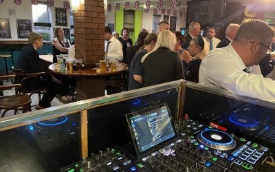 Djing a wake in Basingstoke