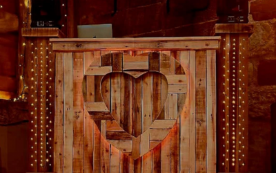 Rustic DJ Booth available