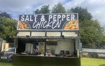 Salt & pepper chicken, katsu curry 