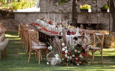 Dinner party table styling