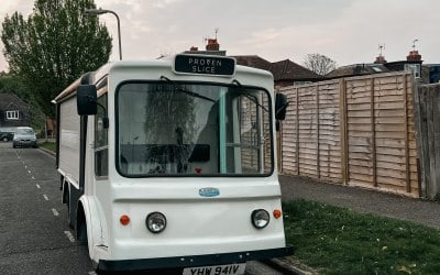 Our electric milkfloat! 