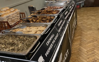 Hot buffet we supplied 