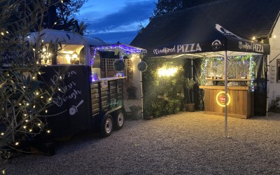 A touch of fun with our living selfie wall and gazebo
