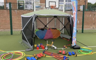 Tent plus circus activities 