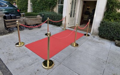 Add a Red carpet for that extra wow factor