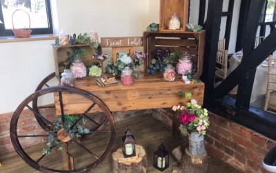 Sweet carts rustic or white 