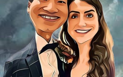 Couple - caricatured