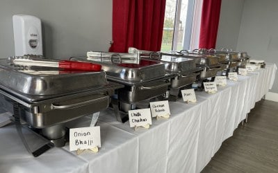 Wedding hot buffet