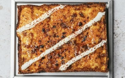 Spicy a la Vodka Pizza Pie (Alcohol Free)