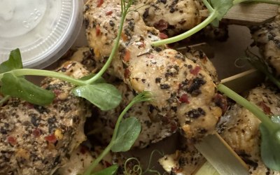 Piri Piri Chicken Skewers With Lemon & Coriander Yoghurt